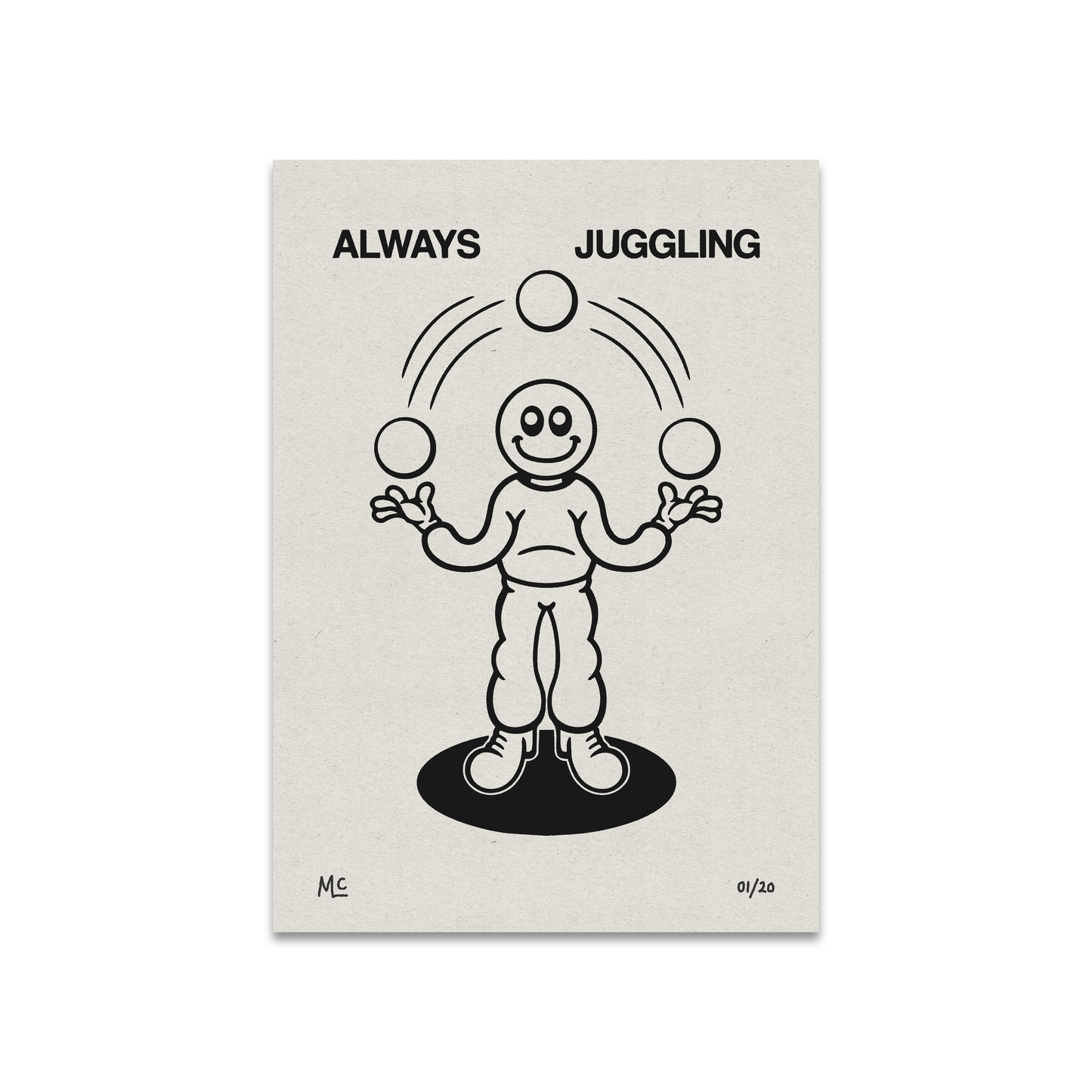 'Always Juggling' Art Print